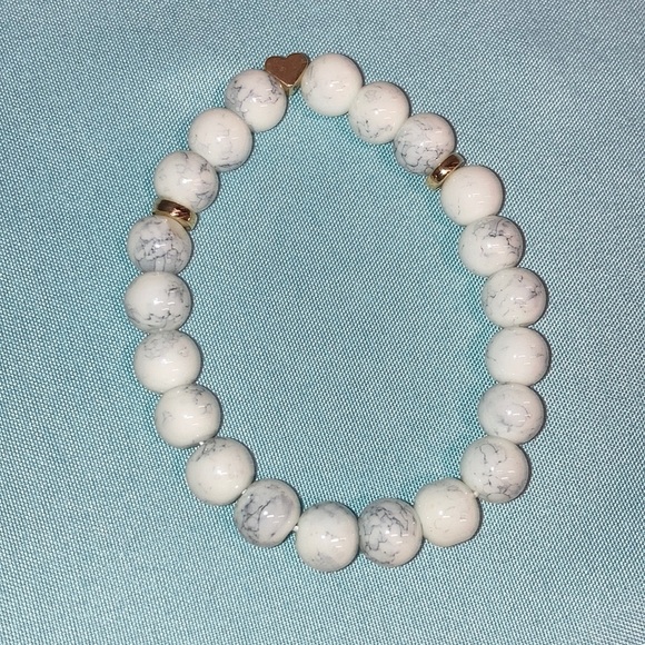 Marble & Gold Tone Four Piece Bracelet Set NEW - Picture 8 of 11